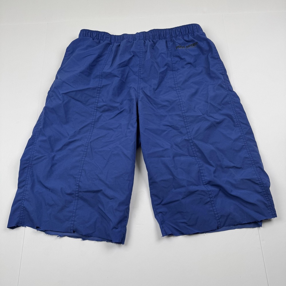 Polo Sport Ralph Lauren Shorts Mens 2XL Blue Nylon Mesh Lined Swim Trunks Logo